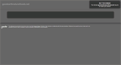 Desktop Screenshot of goodearthnaturalfoods.net